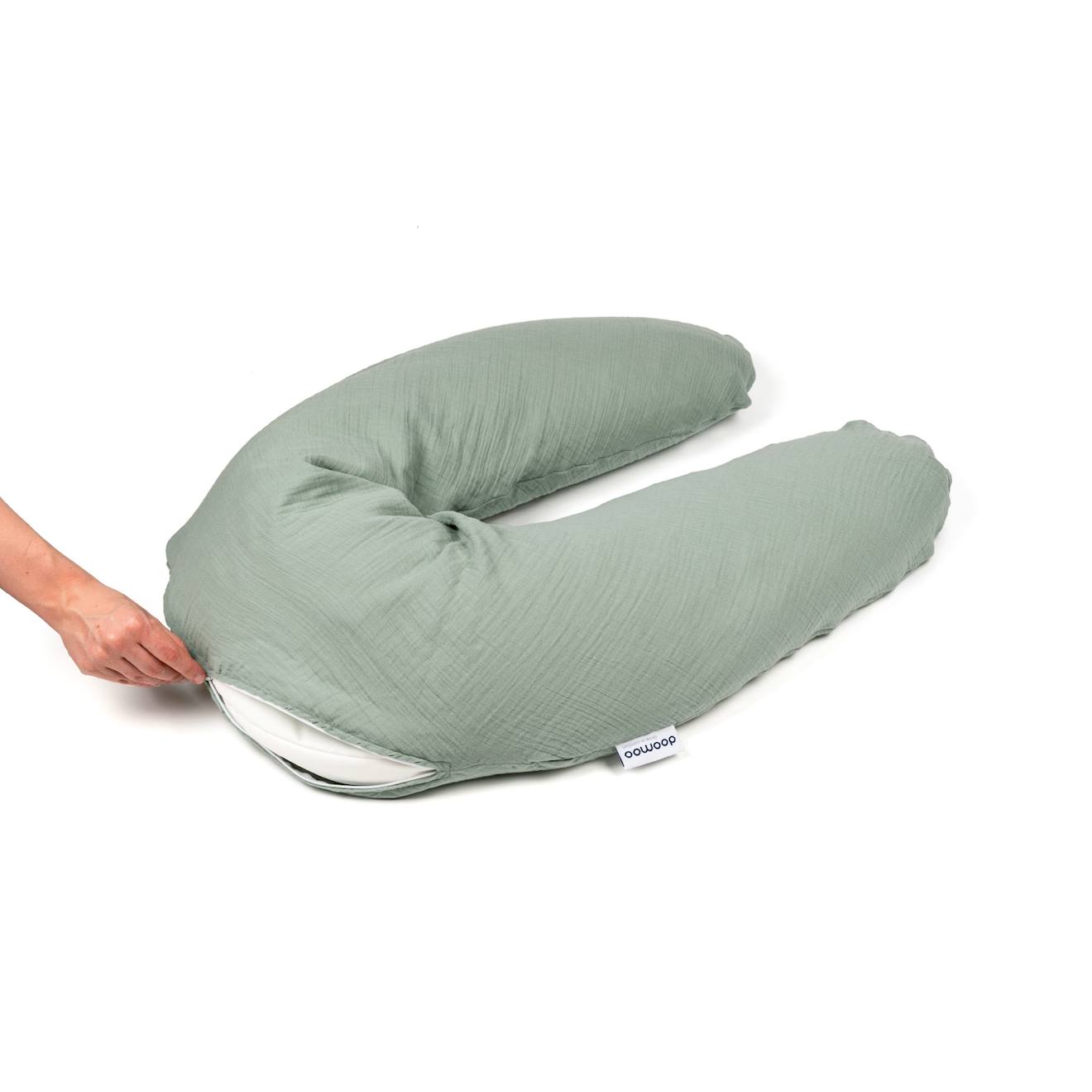 Coussin De Grossesse Et Allaitement Comfy Big Vert (Doomoo) - Image 2