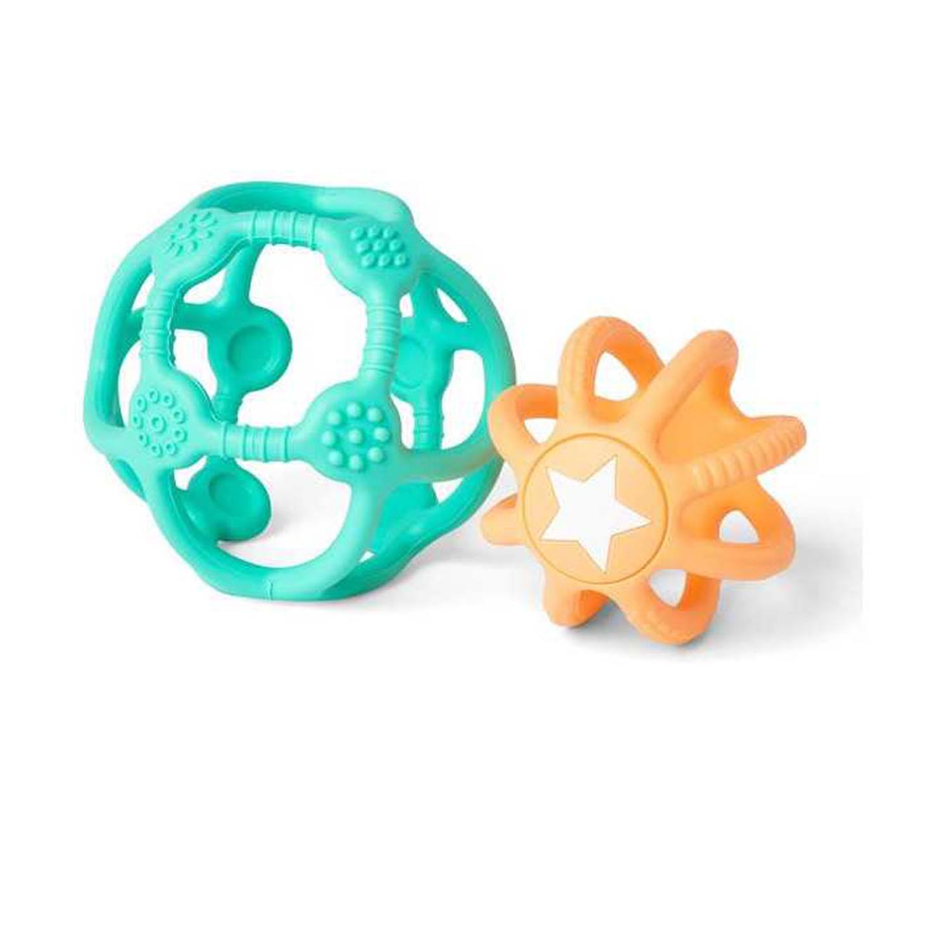 Lot De 2 Flexi Balles - Vert Et Orange Vert