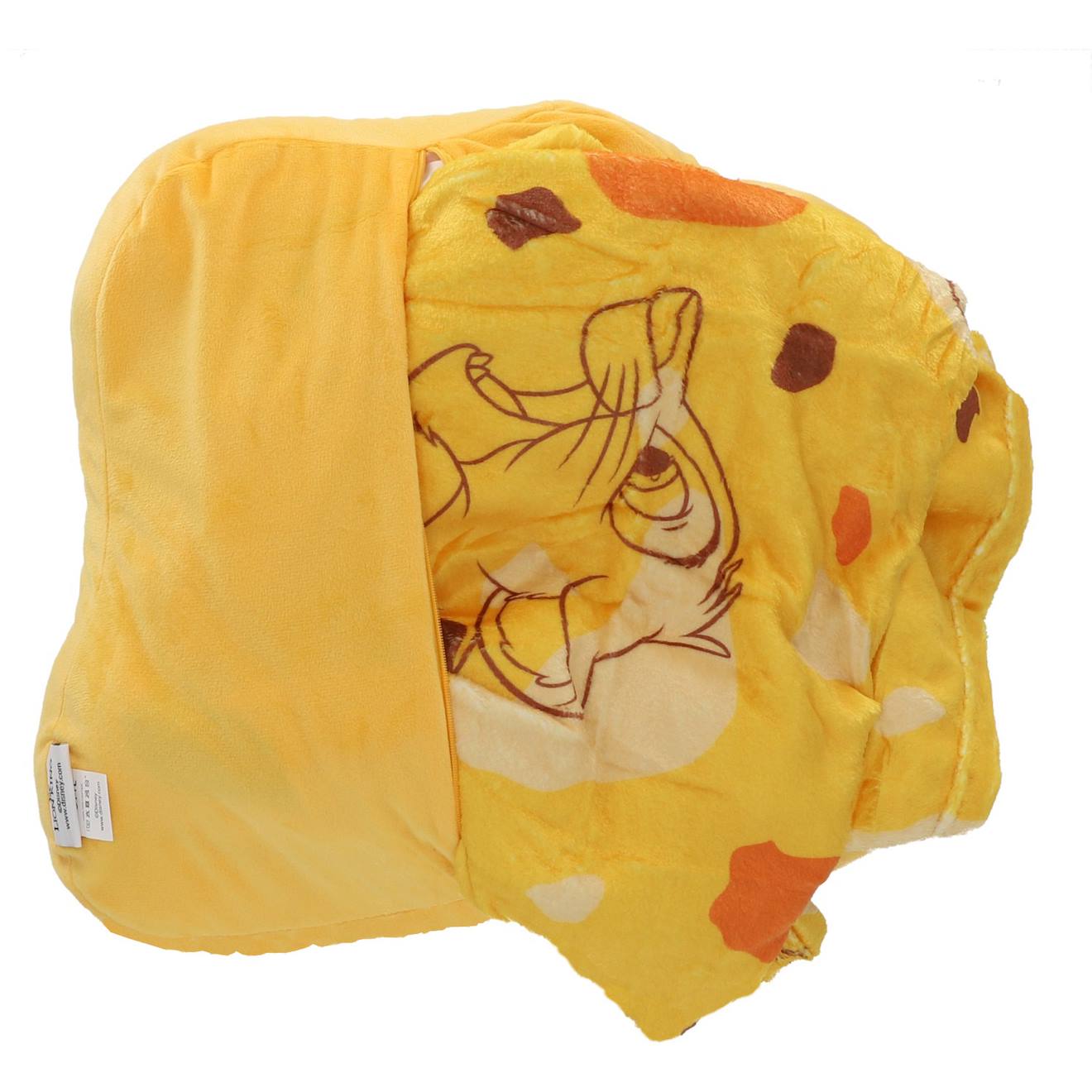 Housse De Coussin Personnalisable - Simba Le Roi Lion - 100% Polyester Blanc - CREACAT