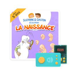 Jouet-Livre audio - suzanne & gaston découvrent la naissance
