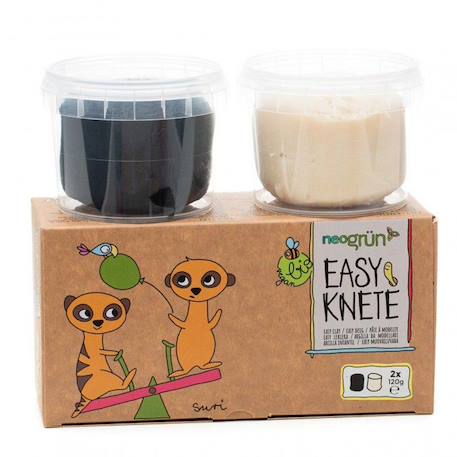 Neogrün - Set De Pâte À Modeler Noir Et Blanc Multi-coloured