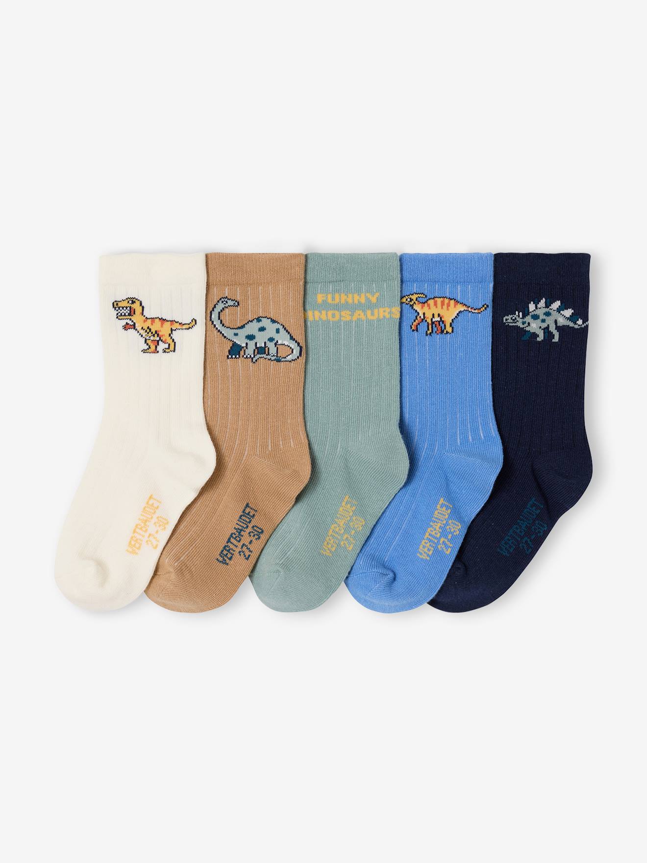 Lot de 5 chaussettes garçon écru