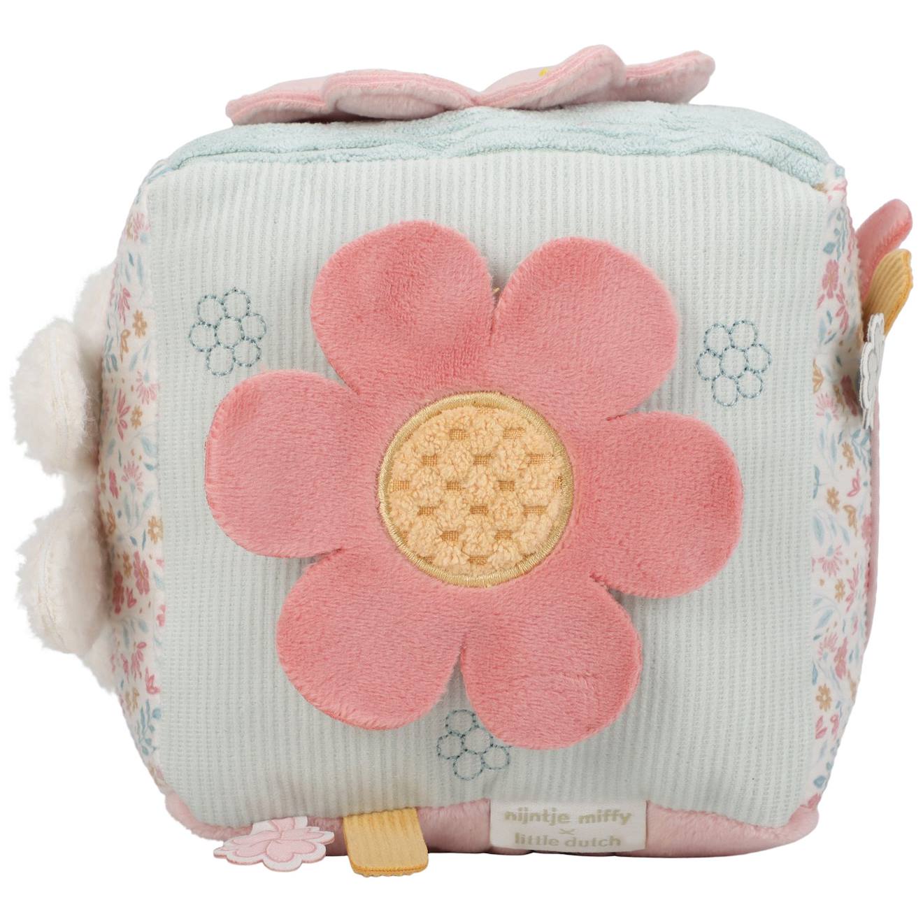 Cube D'activités Soft Miffy Lucky Blossom Bleu, Rose, Gris, Beige (Little Dutch) - Image 2