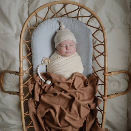 Attache sucette en silicone Beige foncé+Beige, écru+Bleu+Bois+Ecru+Jaune+Rose+Vert d'eau 15 - vertbaudet enfant 