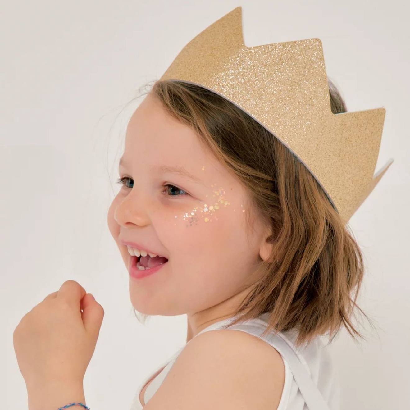 Couronne À Paillettes Dorée Doré