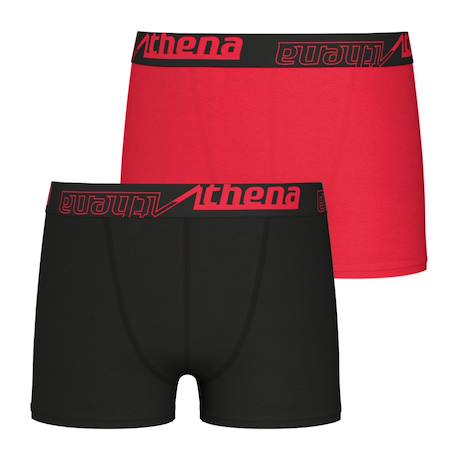 Lot de 2 boxers garçon ecopack  - vertbaudet enfant