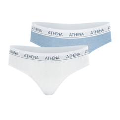 -Lot de 2 slips fille coton ultra doux