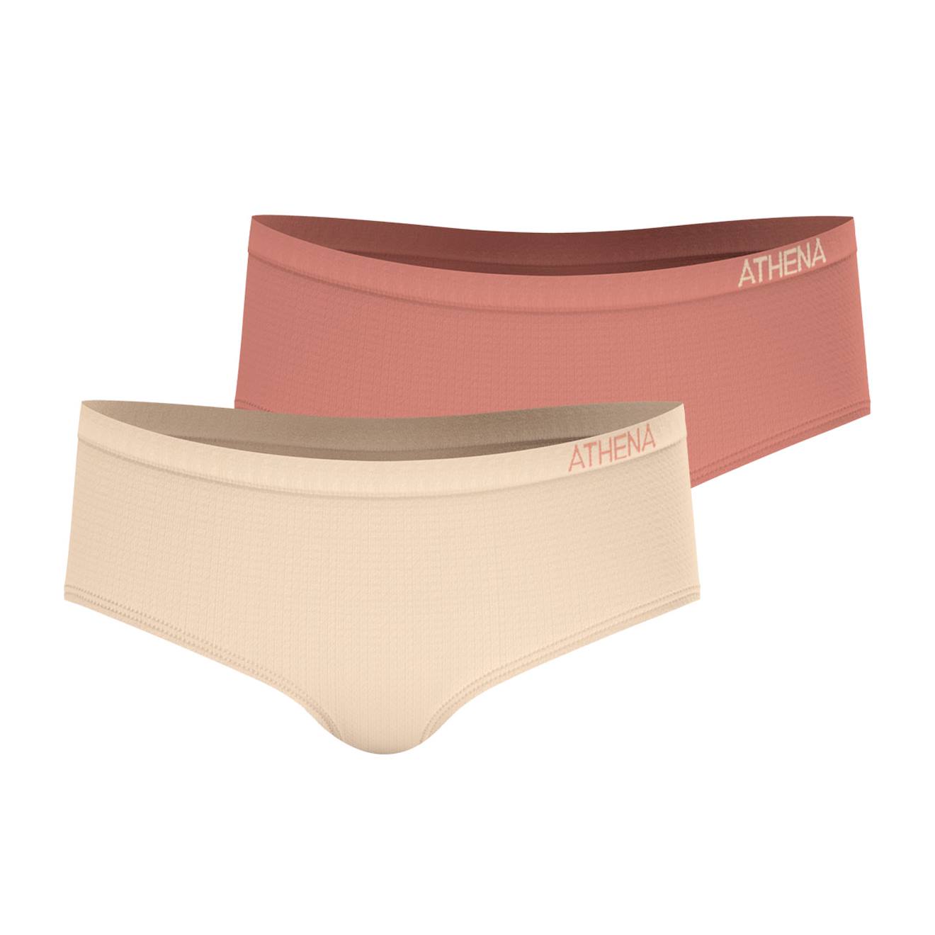 Lot De 2 Boxers Fille Sans Couture Fashion Fille Beige-blush
