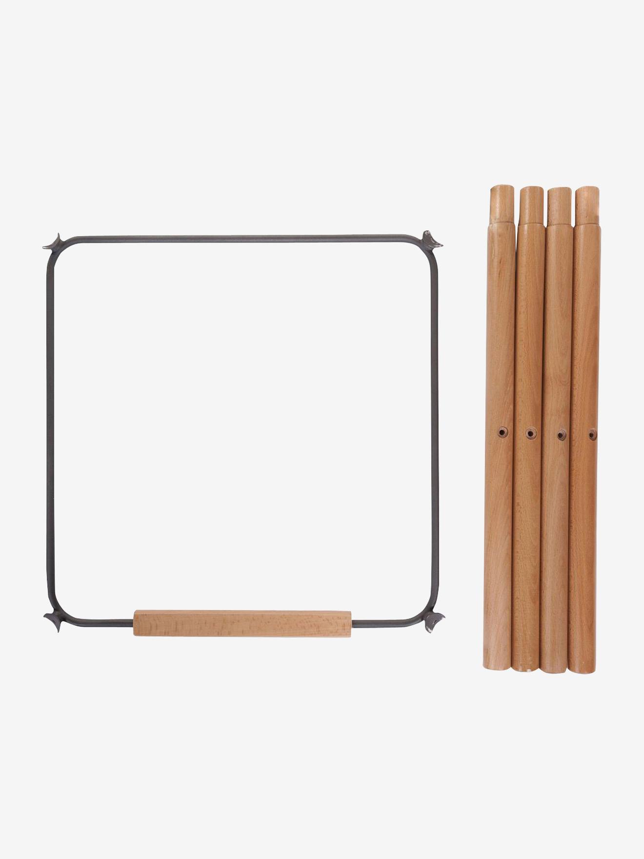 Kit De Pieds Longs Pour Chaise Haute Evolu + Repose-pieds Naturel Anthracite