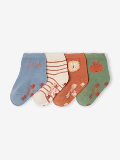 Lot de 4 paires de chaussettes bébé garçon  - vertbaudet enfant
