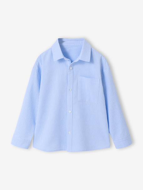 Garçon-Chemise manches longues coton