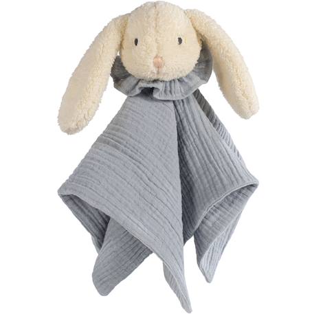 Walking Mum - Doudou Bébé Ultra Doux Avec Yeux Brodés – Compagnon Rassurant Dès La Naissance Sable, Bleu, Noir