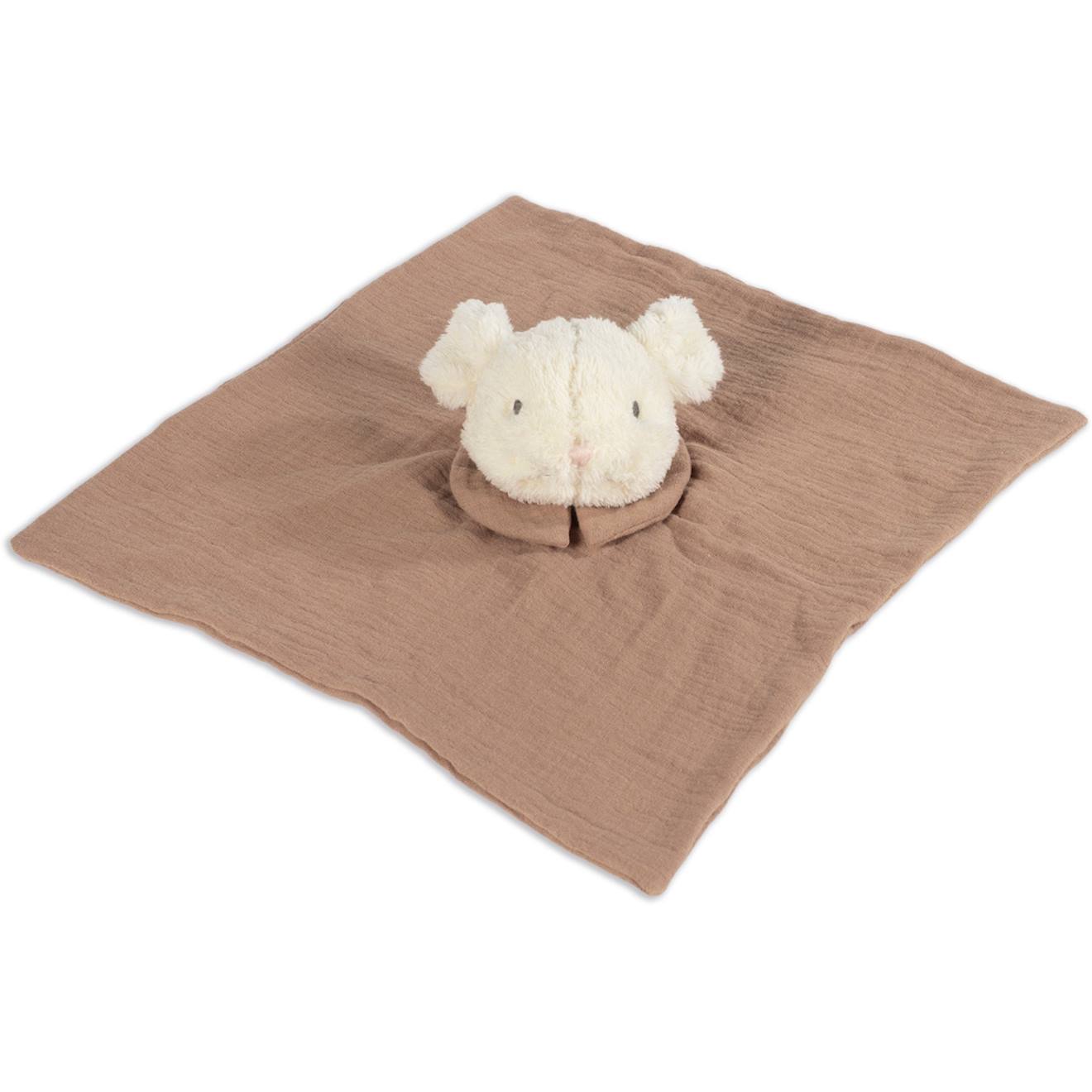 Doudou Bébé Doux Et Apaisant En Tissu Naturel – Compagnon Réconfortant Dès La Naissance Cannelle, Écru (Walking Mum) - Image 2