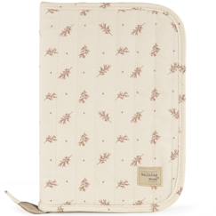 Puériculture-Protège carnet de santé bébé zippé en coton – rangement organisé