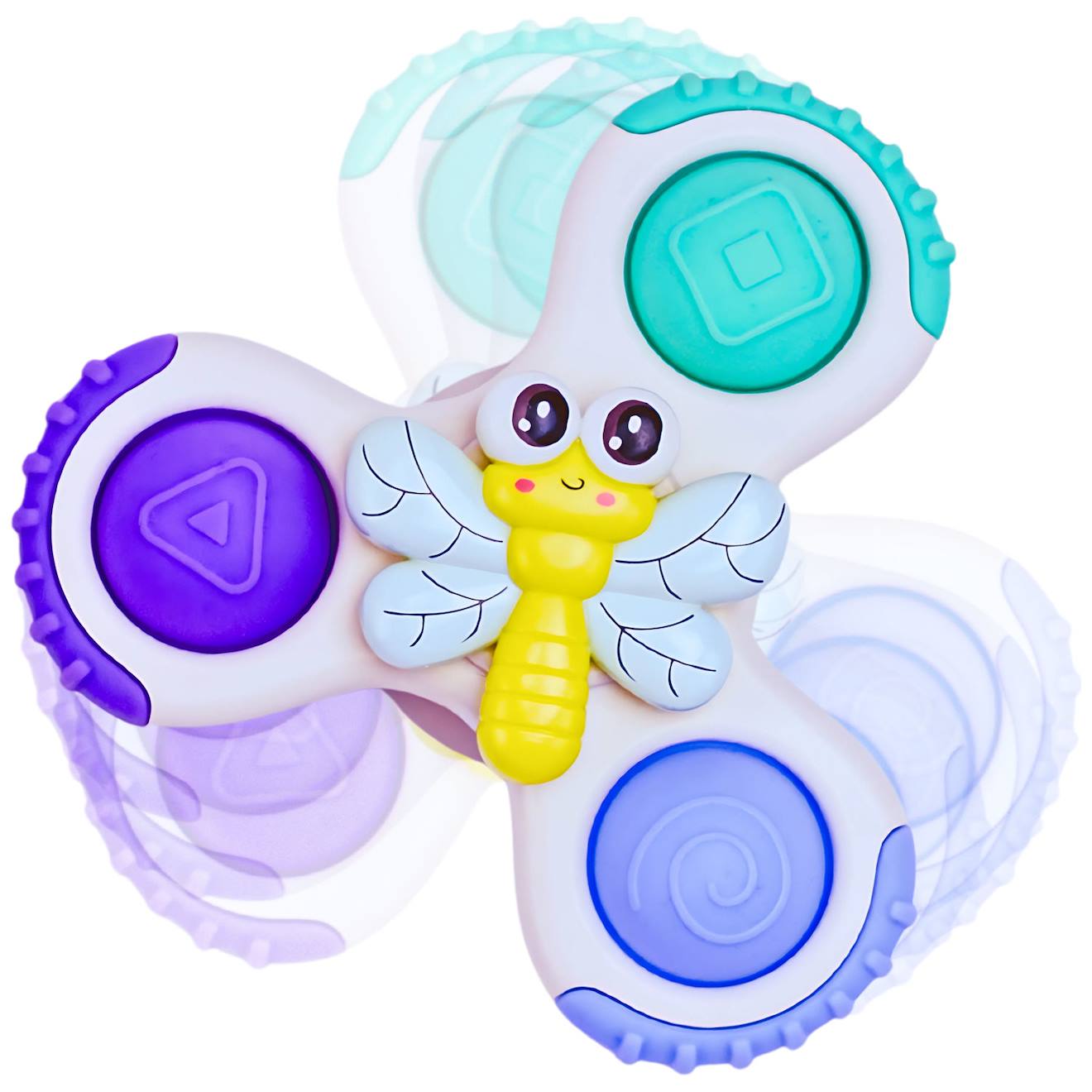 Lot De 2 Toupies Lumineuses Et Musicales Pour Enfants – Jouet Gyroscopique Sensoriel – Couleurs Aléatoires