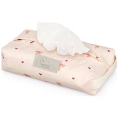 -Étui pour lingettes bébé en coton bio certifié – rangement pratique et lavable en machine