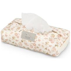 -Étui pour lingettes bébé en coton bio certifié – rangement pratique et lavable en machine
