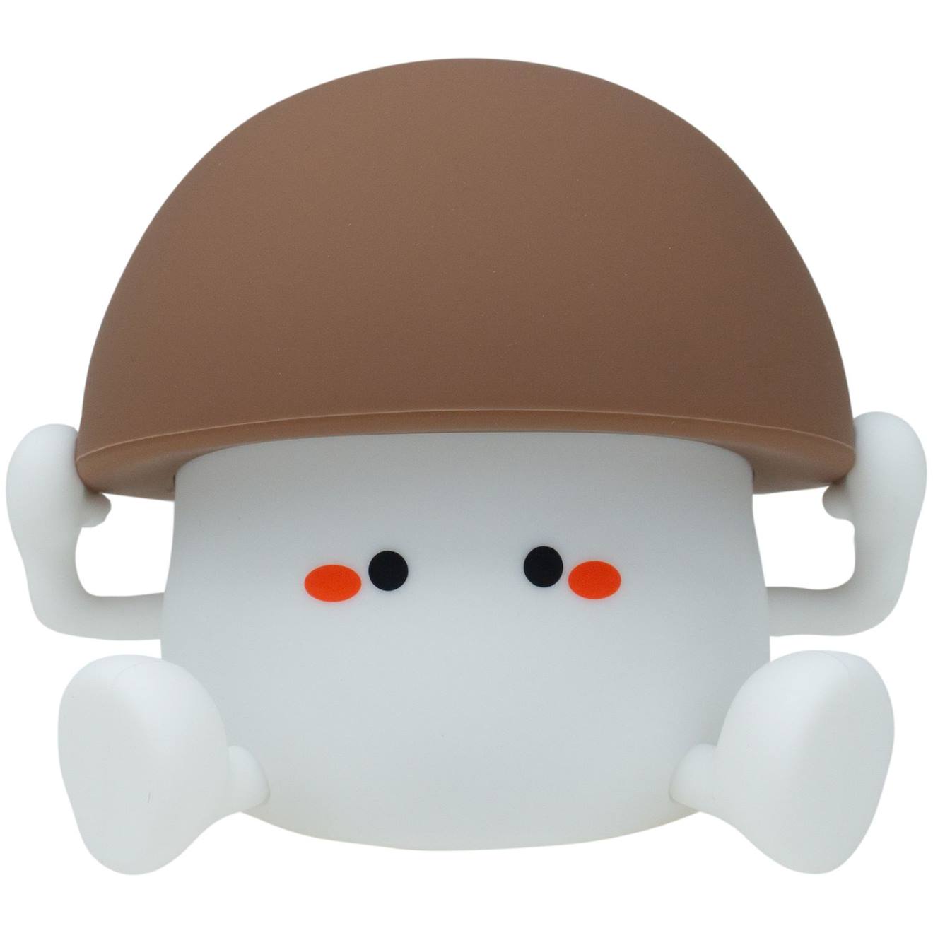 Veilleuse Bébé Rechargeable À Lumière Blanche Chaude – Ambiance Apaisante Et Design Ludique Blanc, Marron