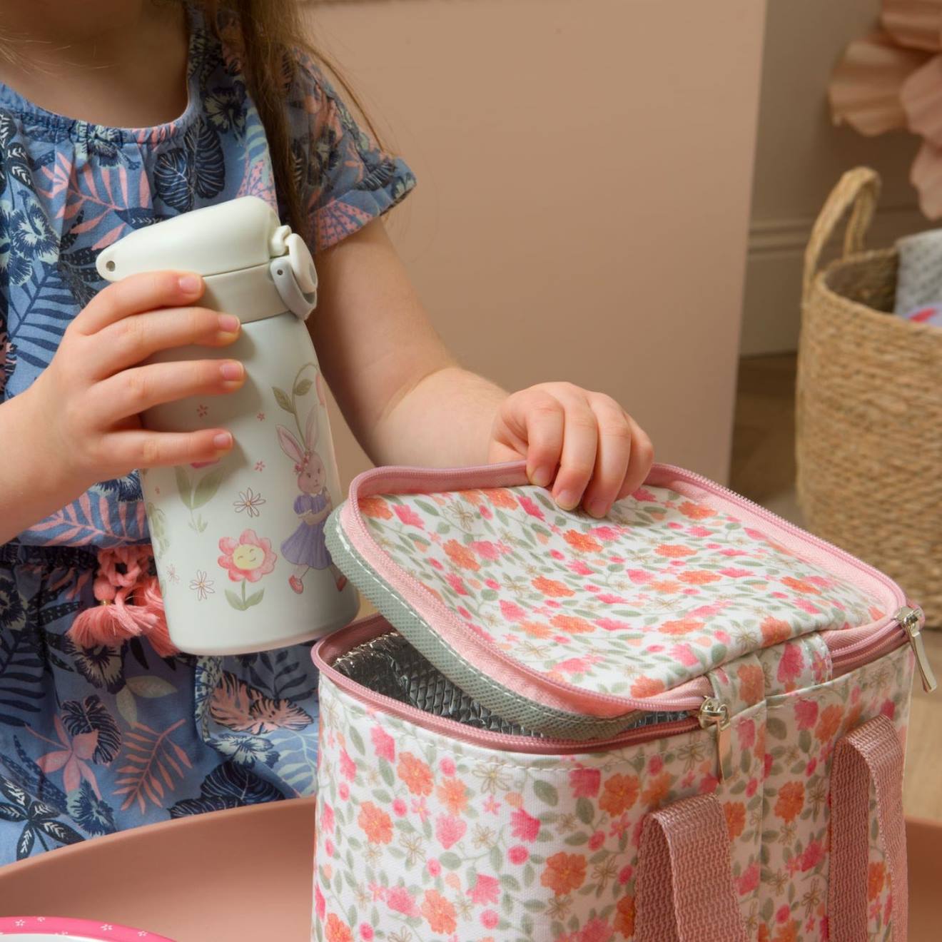 Sac Isotherme Enfant Pour Goûter – Maintien Chaud/froid Avec Bandoulière Et Poignée Rose (Amadeus Les Petits) - Image 2
