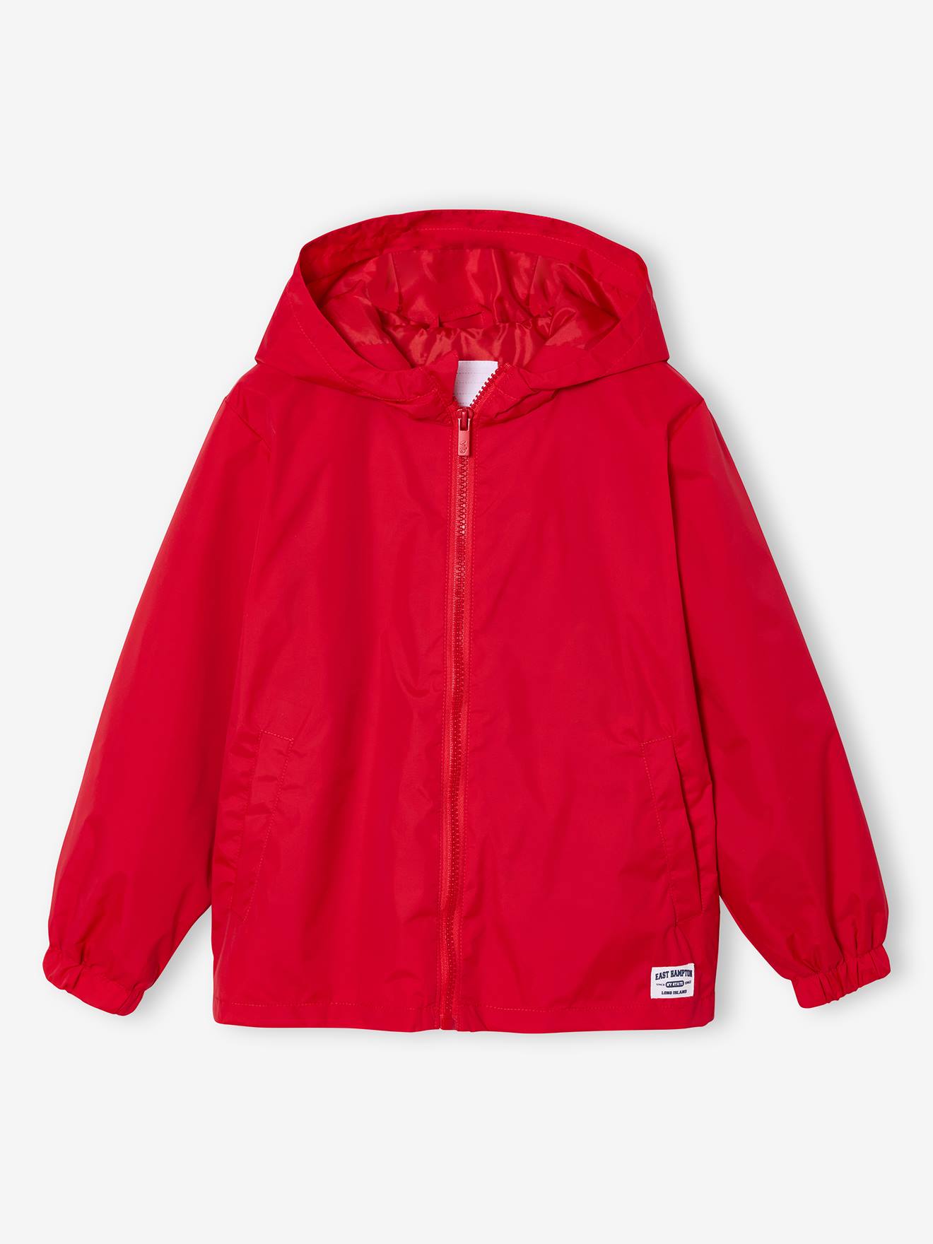 Blouson coupe-vent garçon rouge