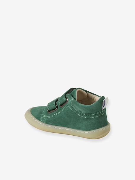 Chaussures premiers pas bébé velcro beige+bleu+bleu électrique+bleu jean+chocolat+lot beige+lot marron+lot vert+marron+ocre+vert+vert sauge 44 - vertbaudet enfant 