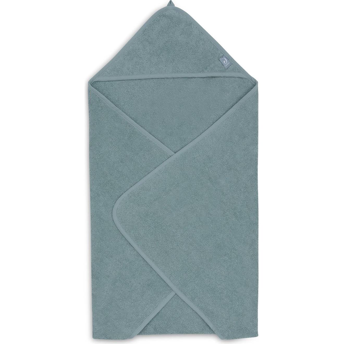 Cape De Bain Éponge En Coton 75x75cm Vert D'eau Foncé