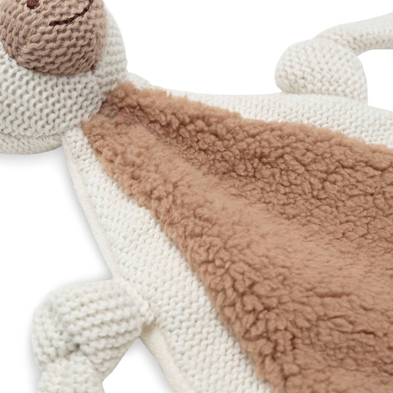 Doudou Attache Sucette Biche Blanc, Marron (Jollein) - Image 2
