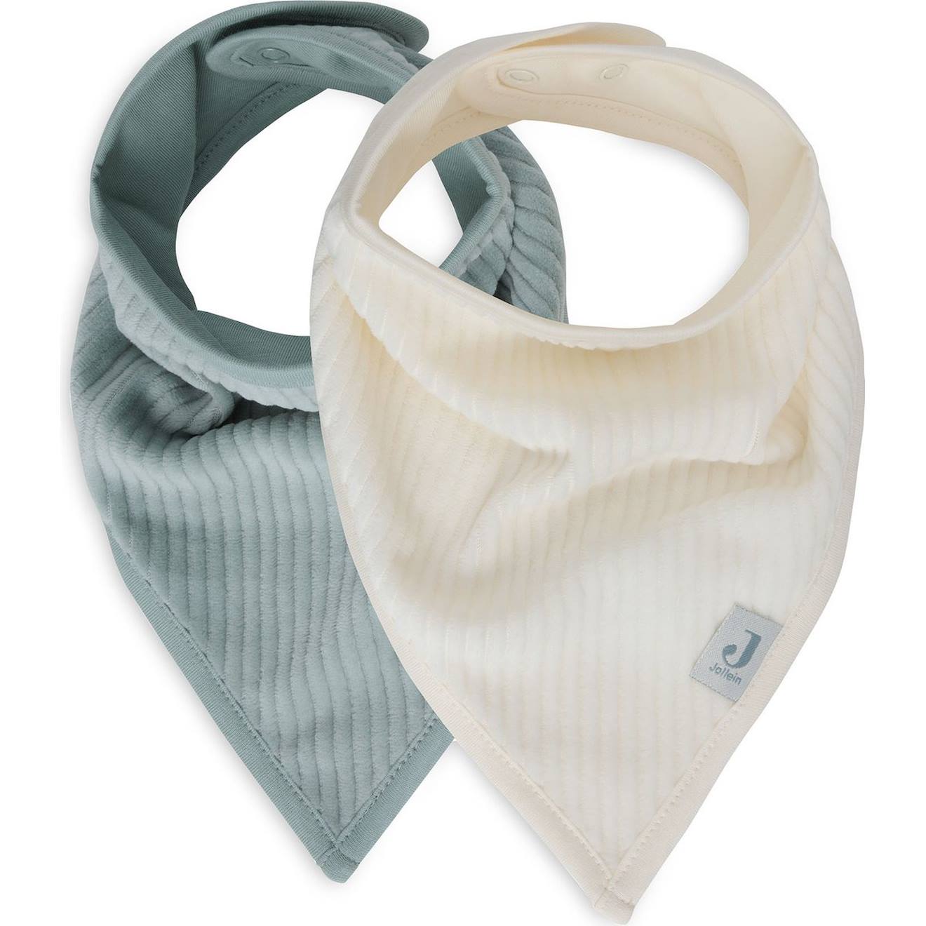 Lot De 2 Bavoirs Bandana Bébé 100% Coton - Dimensions 16 X 41 Cm, Absorption Efficace, Style Tendance