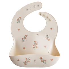 Puériculture-Repas-Bavoir à poche en silicone rainbows