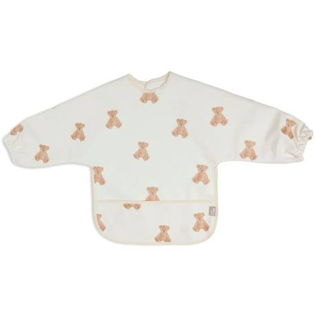 Bavoir à manches imperméable Beige, blanc+Blanc, marron clair+Blanc, rose, bleu+Bleu, blanc+Rose tendre+Vert, blanc 7 - vertbaudet enfant 