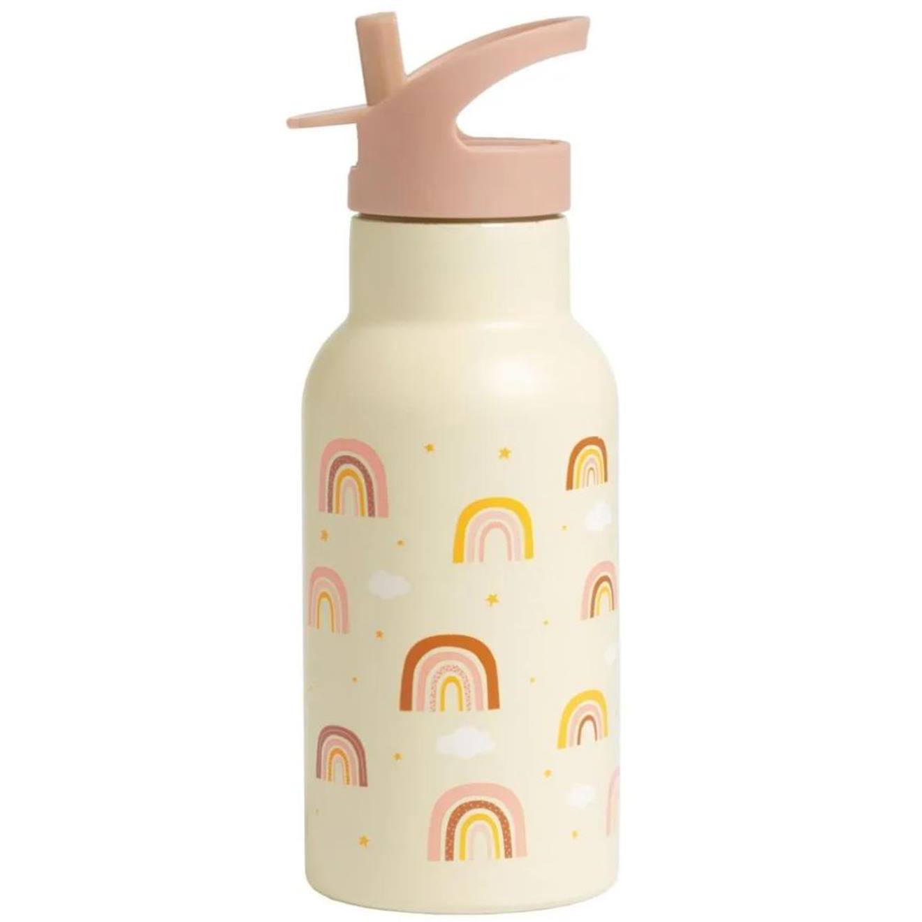 Gourde Isotherme Véhicules (350 Ml) Jaune, Orange, Rose (A Little Lovely Company) - Image 1