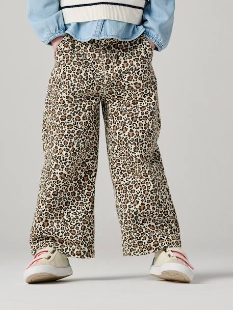 Fille-Pantalon fille large imprimé 