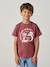 T-shirt garçon imprimé blanc chiné+bleu moyen+menthe+ocre+olive+terracotta+vert d'eau 17 - vertbaudet enfant 