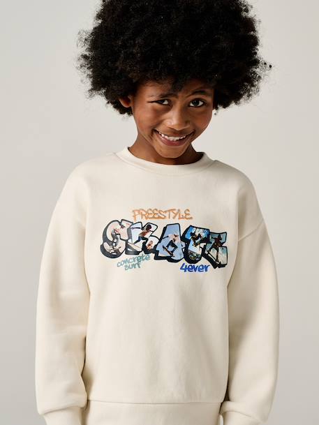 Sweat col rond surf  - vertbaudet enfant