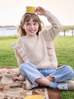 Pull fille en maille  - vertbaudet enfant