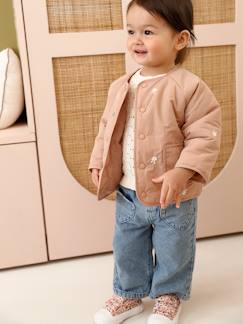 Bébé-Manteau, combipilote, nid d'ange-Manteau-Veste brodée bébé fille