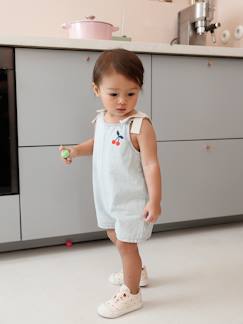 -Combishort bébé fille coton