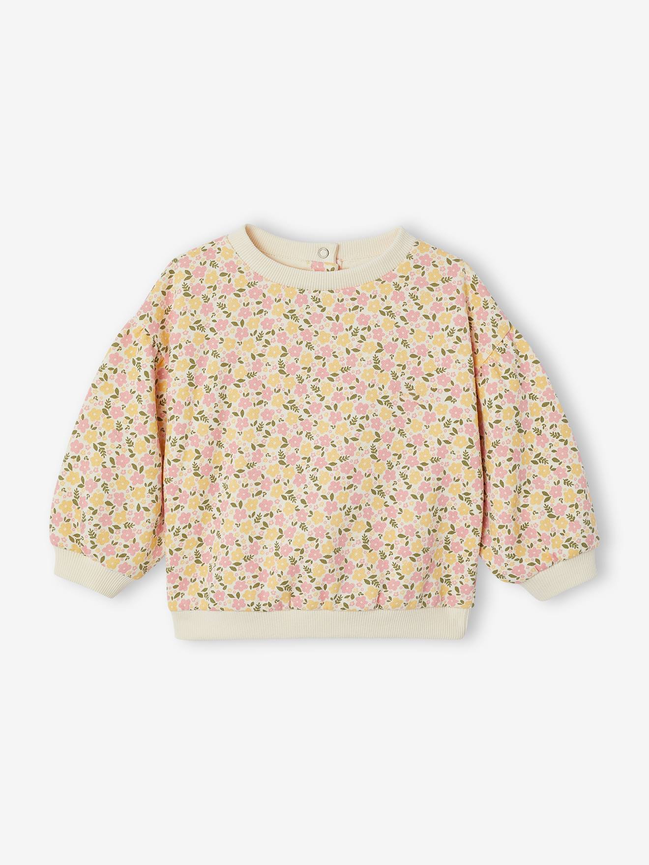 Sweat bb en molleton imprim vanille 8 €