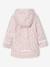 Ciré fille à capuche doublé sherpa anthracite+indigo+multicolore+rose pâle 13 - vertbaudet enfant 