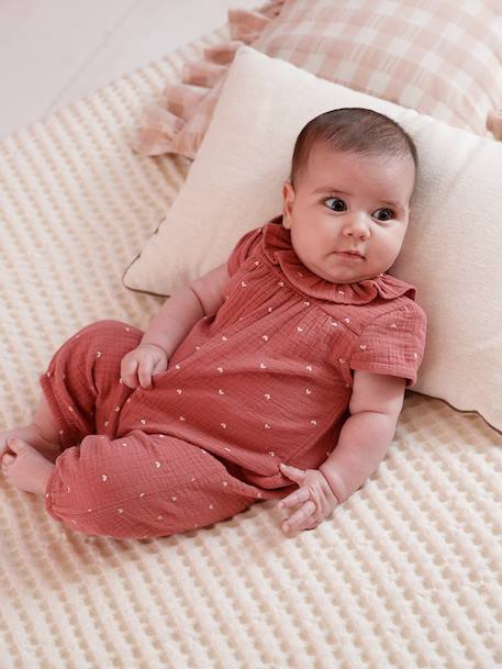 Bébé-Combinaison bébé fille manches courtes