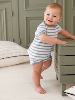 Ensemble bébé tee-shirt + short en éponge  - vertbaudet enfant