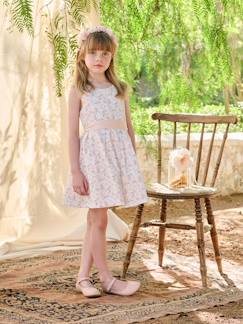 Robe de cérémonie motifs fleurs fille  - vertbaudet enfant