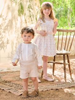 Ensemble bébé chemise et short cérémonie  - vertbaudet enfant