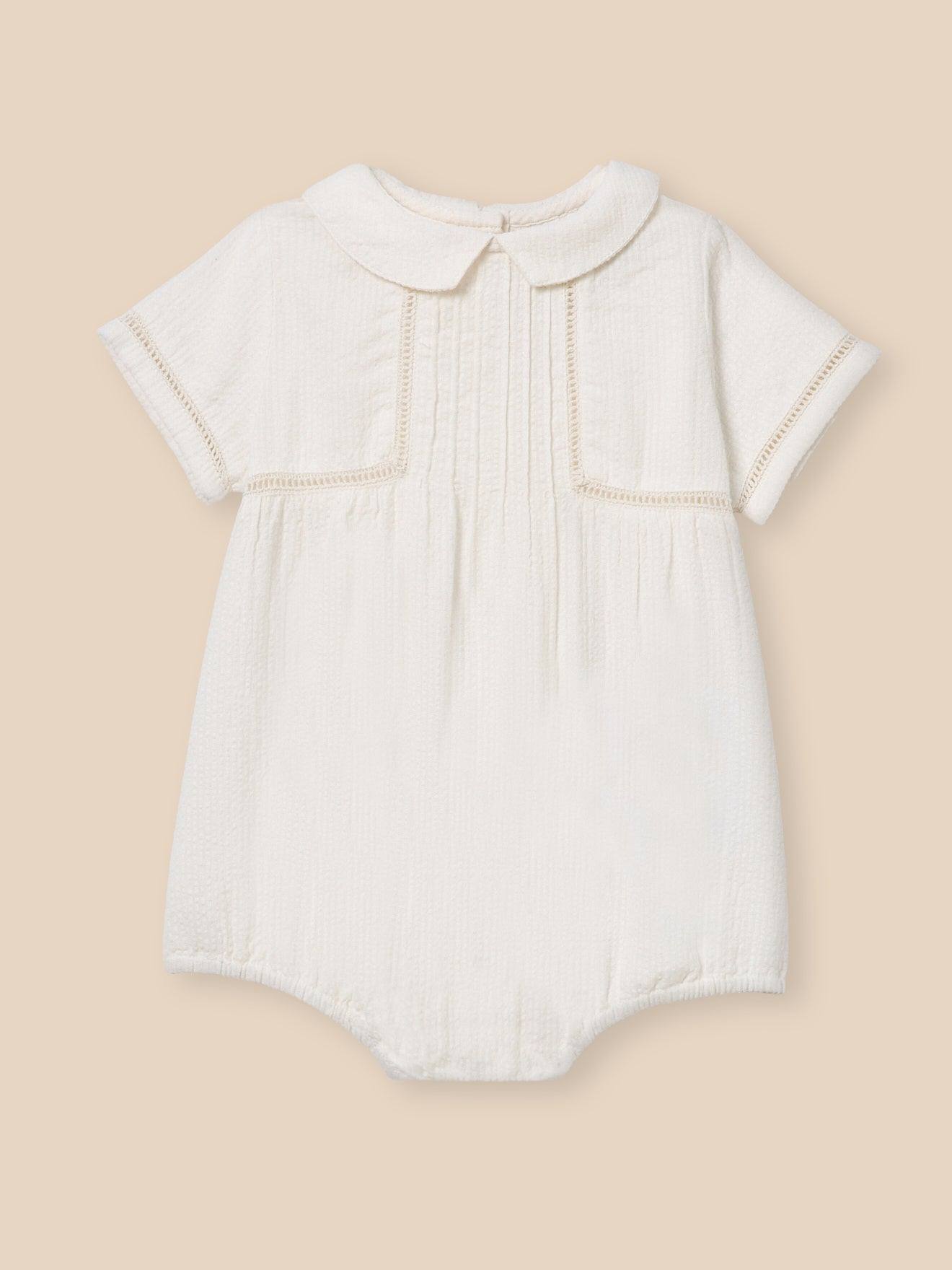 Barboteuse Bb Simone - Collection Ftes Et Mariages Blanc Doux 45 €