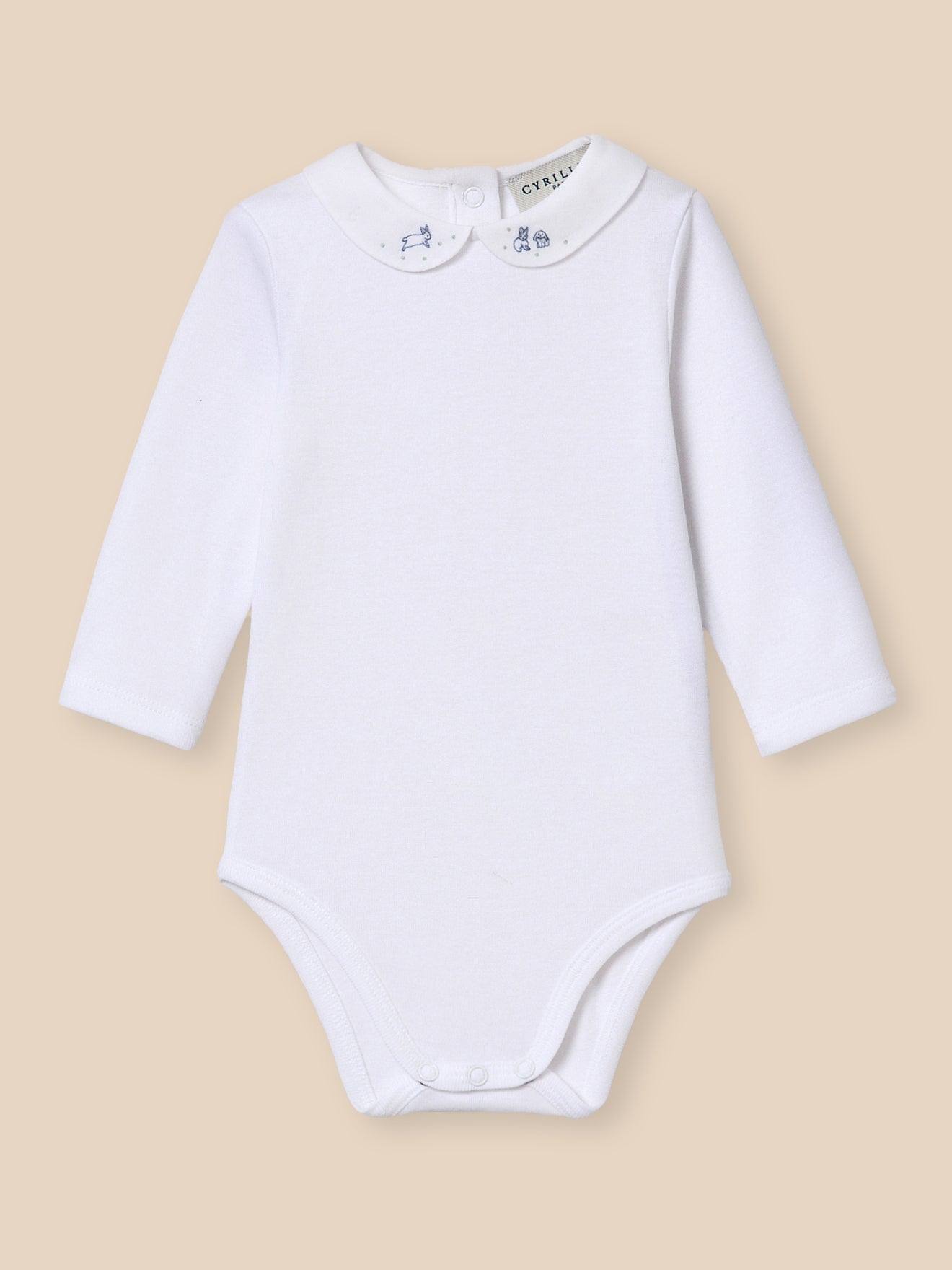 Body Col Brod Bb - Coton Biologique Blanc Casse 14 €