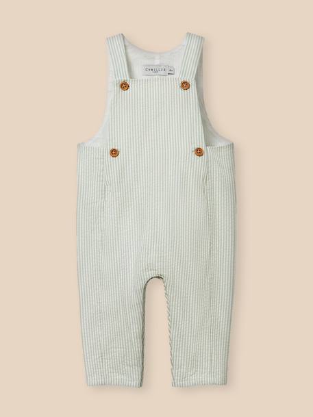 Bébé-Salopette, combinaison-Salopette en seersucker