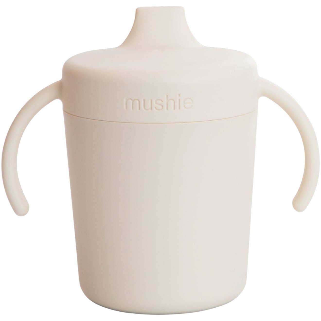 Tasse D'apprentissage En Silicone Ecru (Mushie) - Image 1