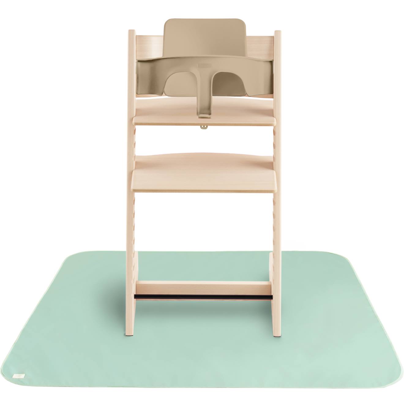 Tapis Anti-éclaboussure Vert (Mushie) - Couverture