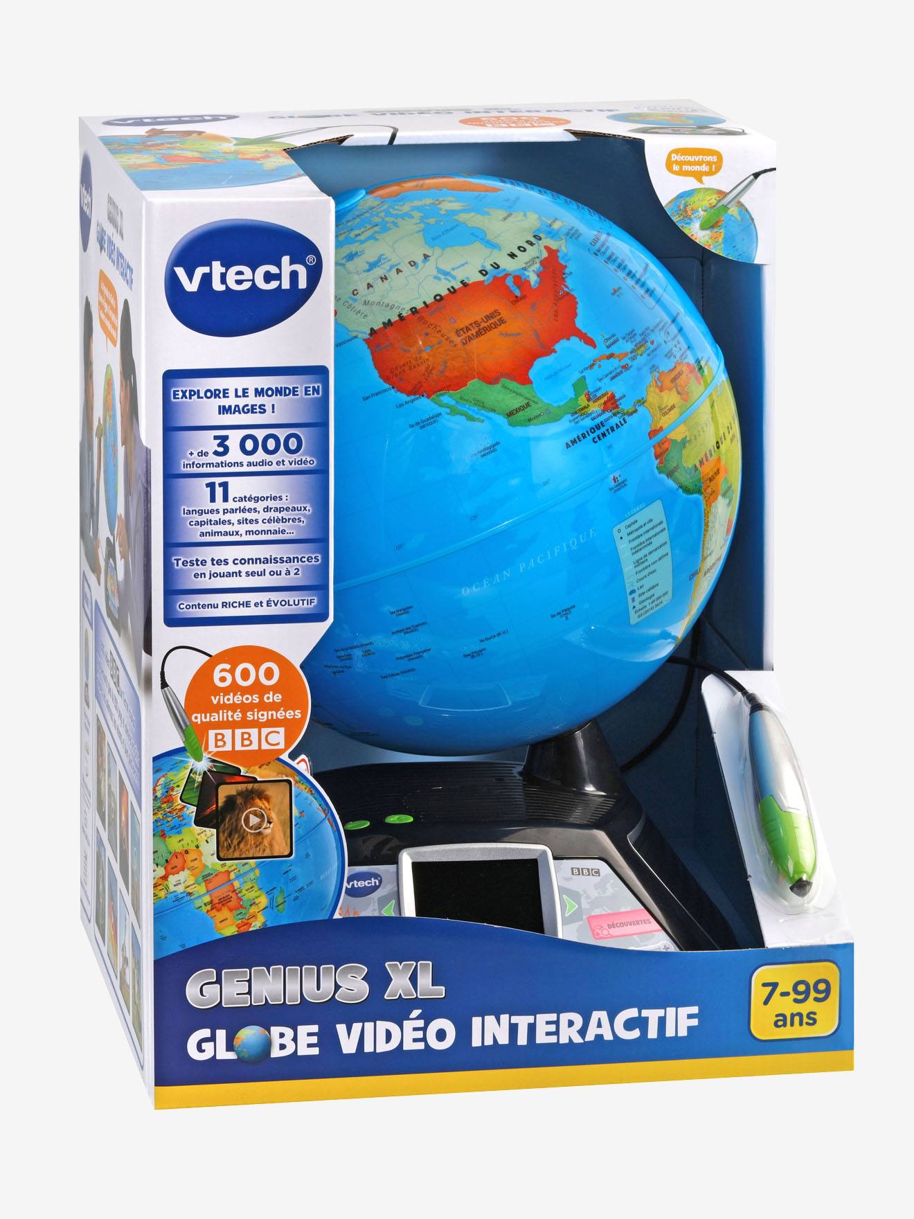 Genius XL - Globe vidéo interactif VTECH multicolore