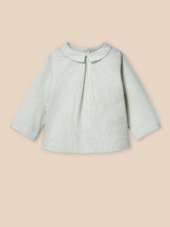 Bébé-Chemise, blouse-Chemisier guimpe rayée bébé